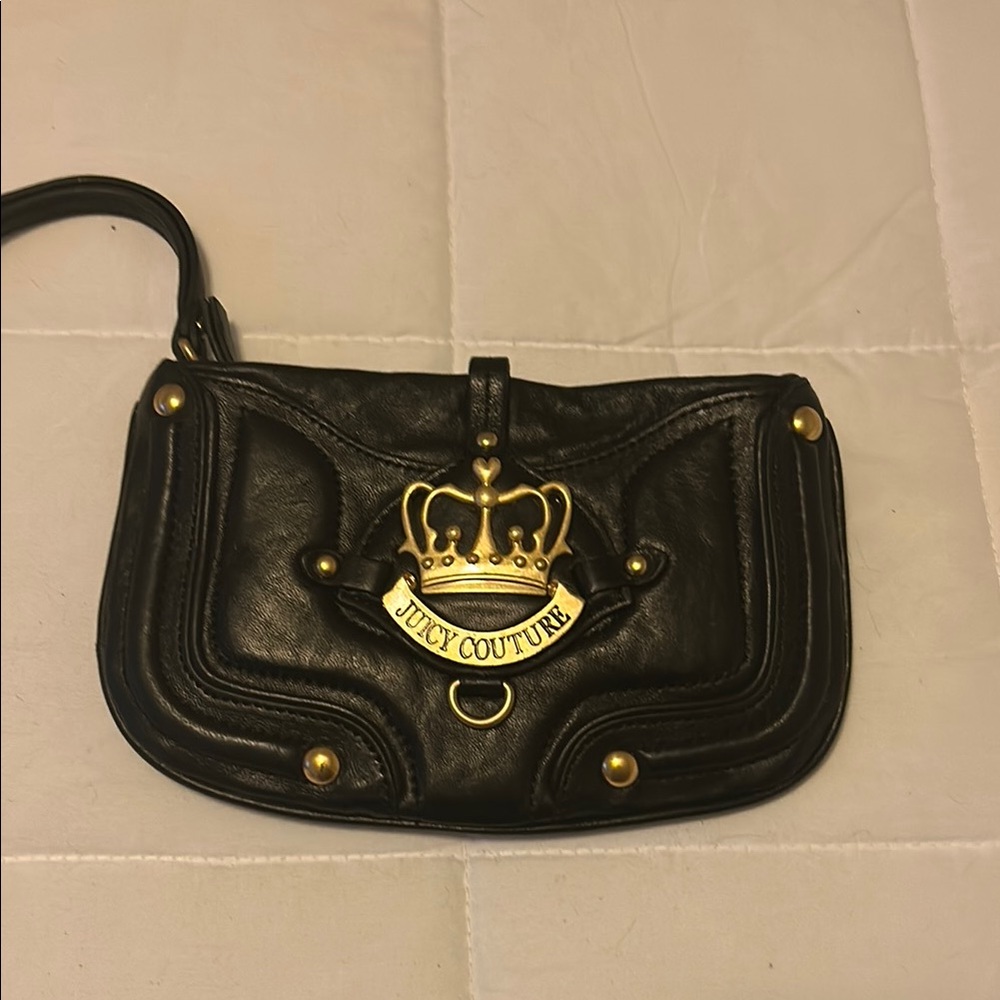 Juicy Couture Black Leather Women's Bag